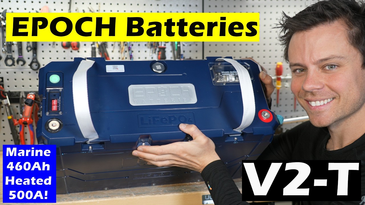 12V 460Ah Epoch "V2-T" Marine Rated Battery! Holy Cow..